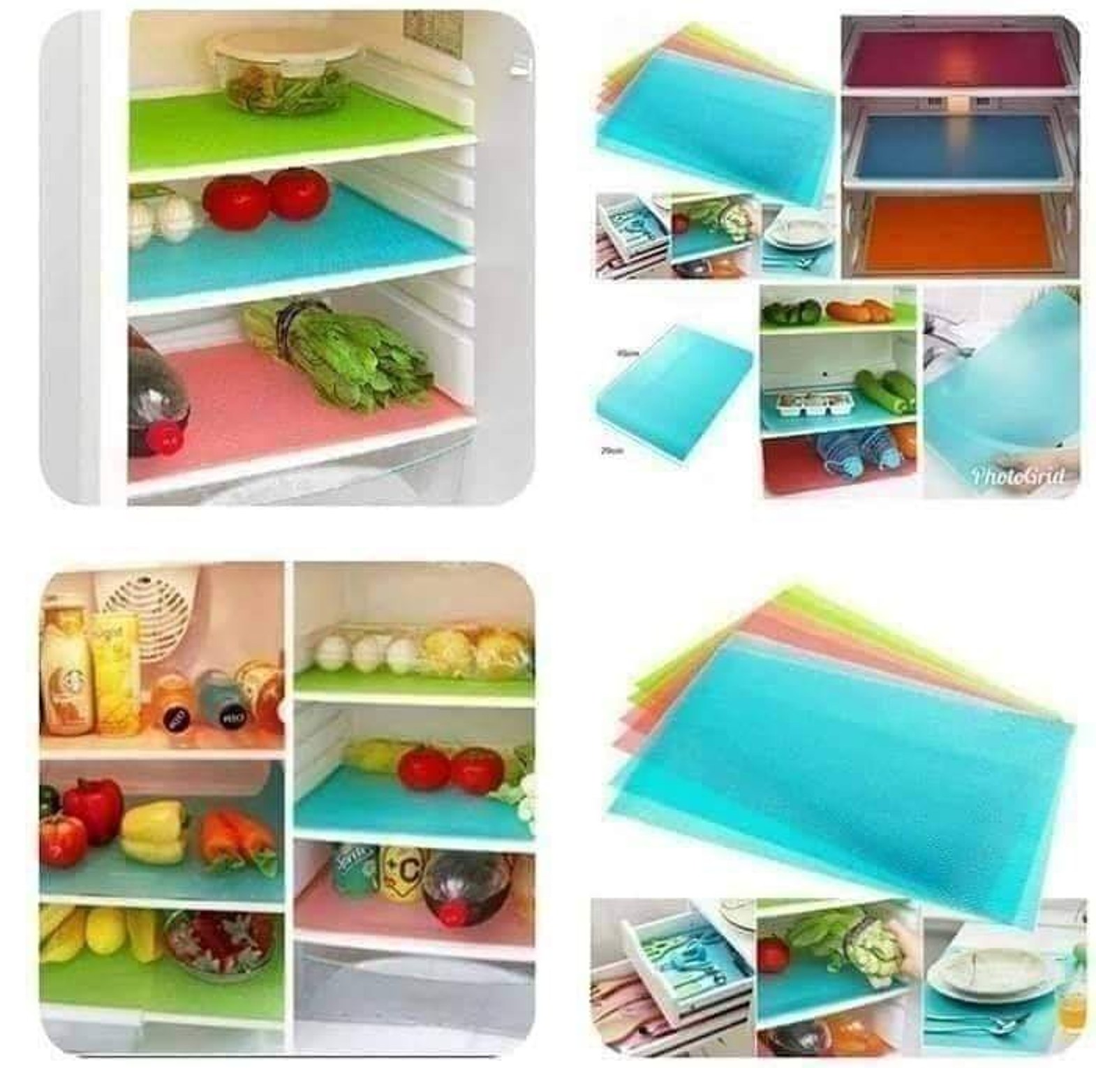 PVC Fridge Mats (4pcs Set) image