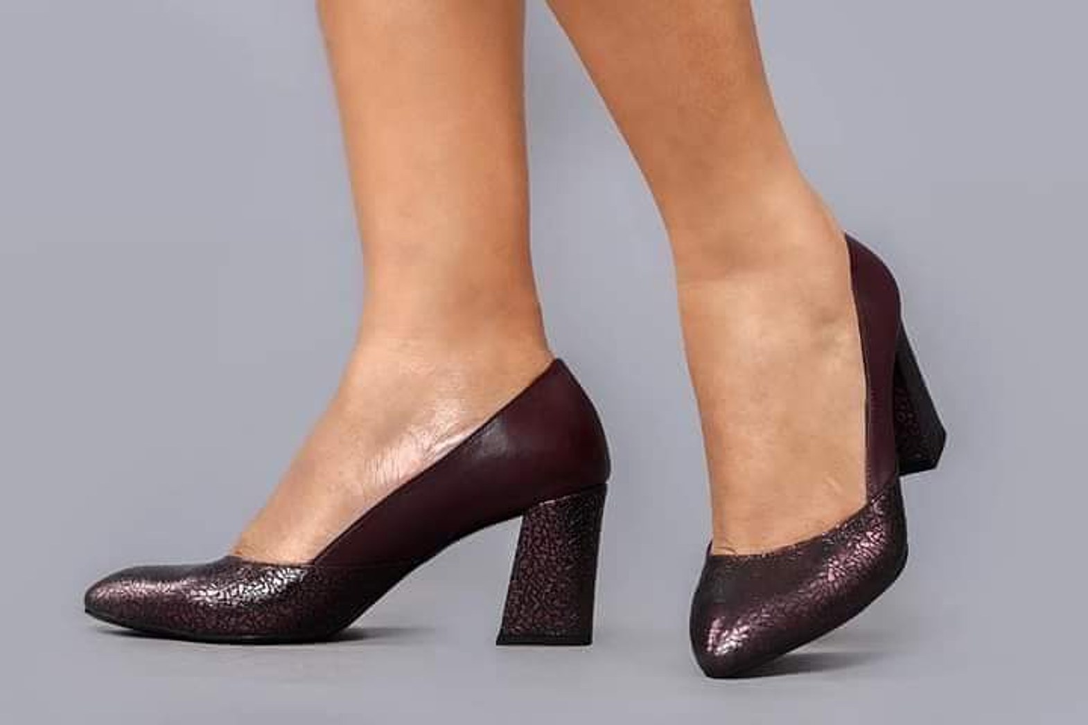 Premium Turkish Pure Leather Wine Red Elegant Shoes image