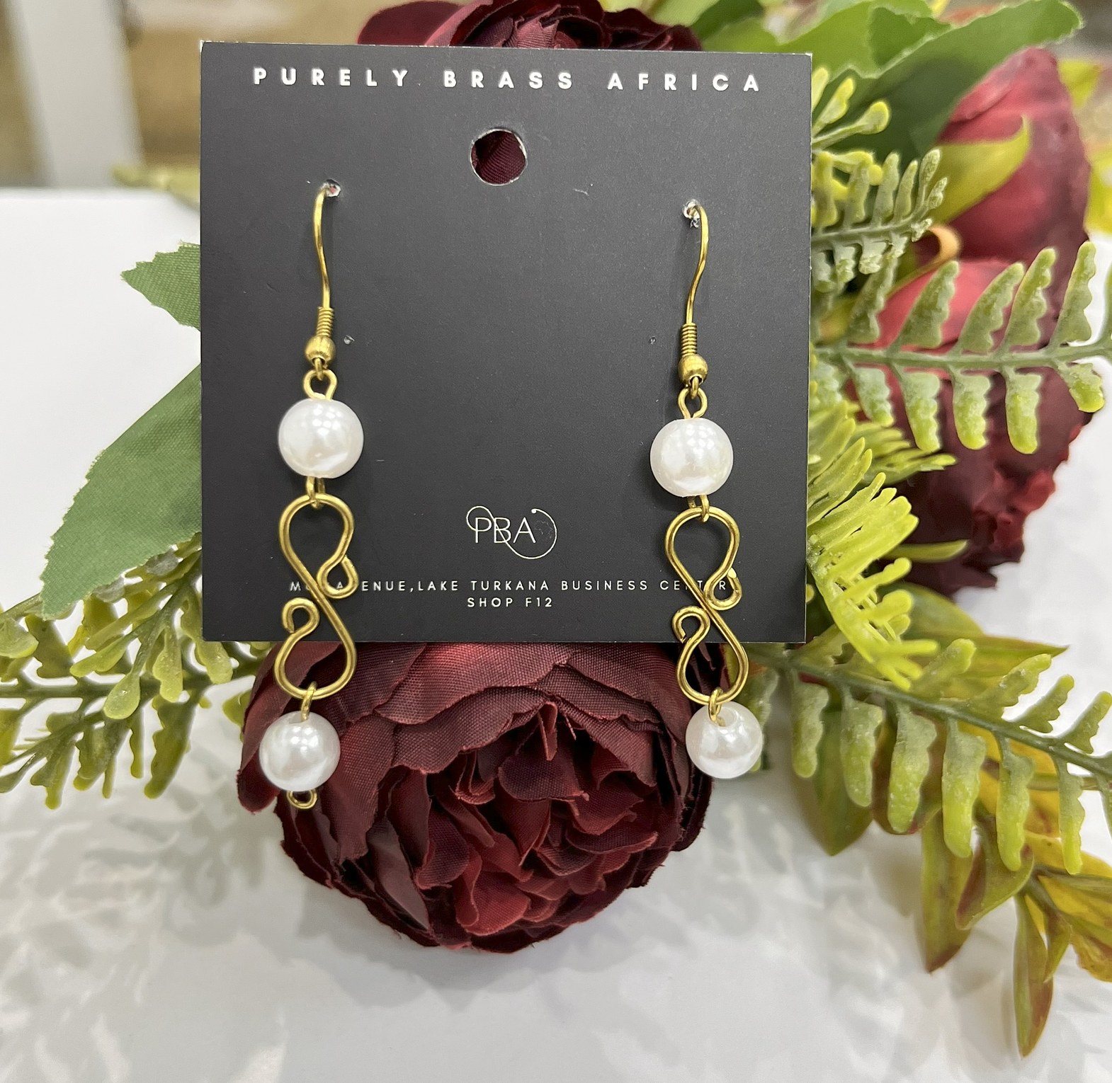 Rethabile Brass Earrings  image