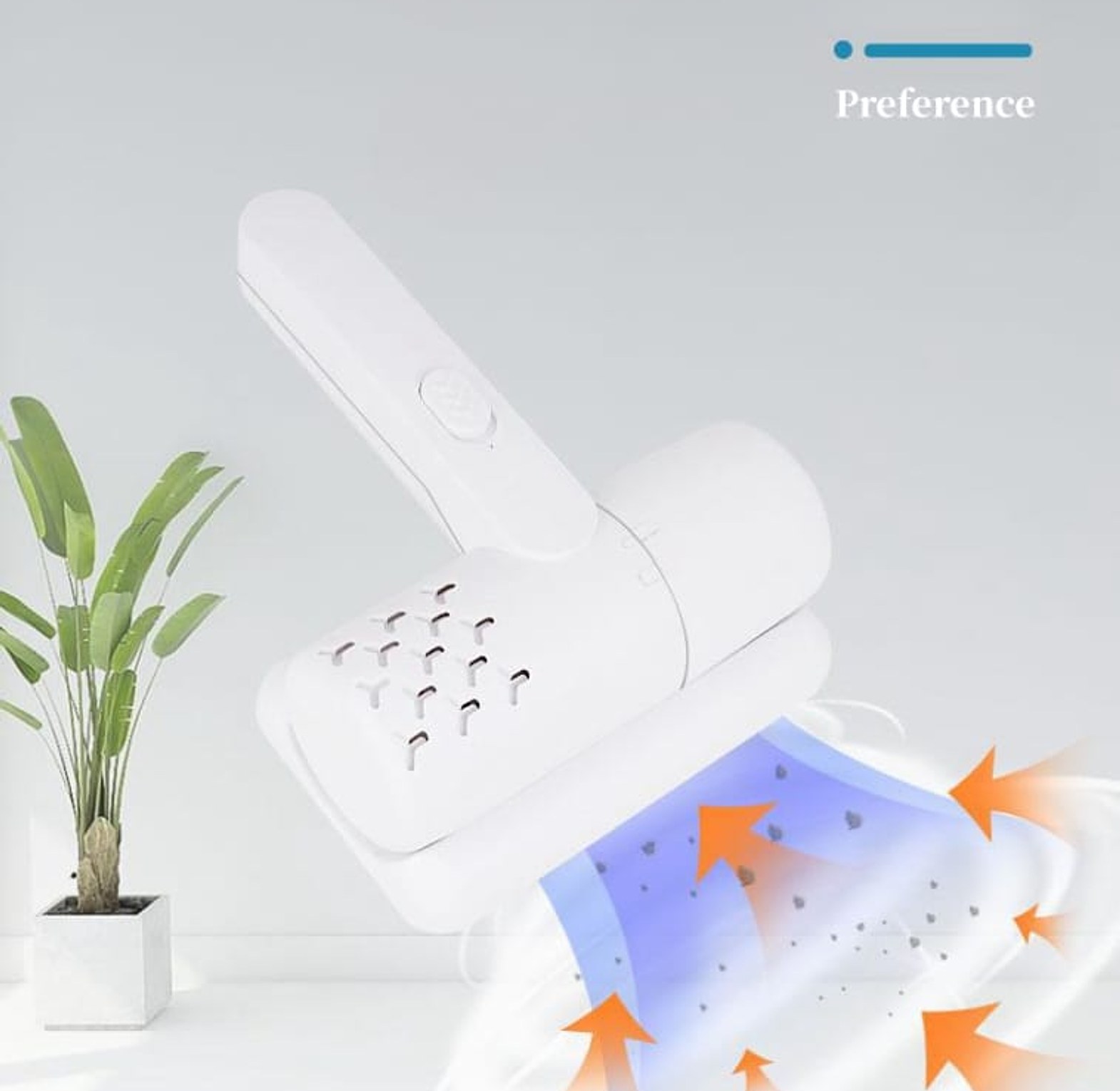High-pressure dust suction and mite remover image