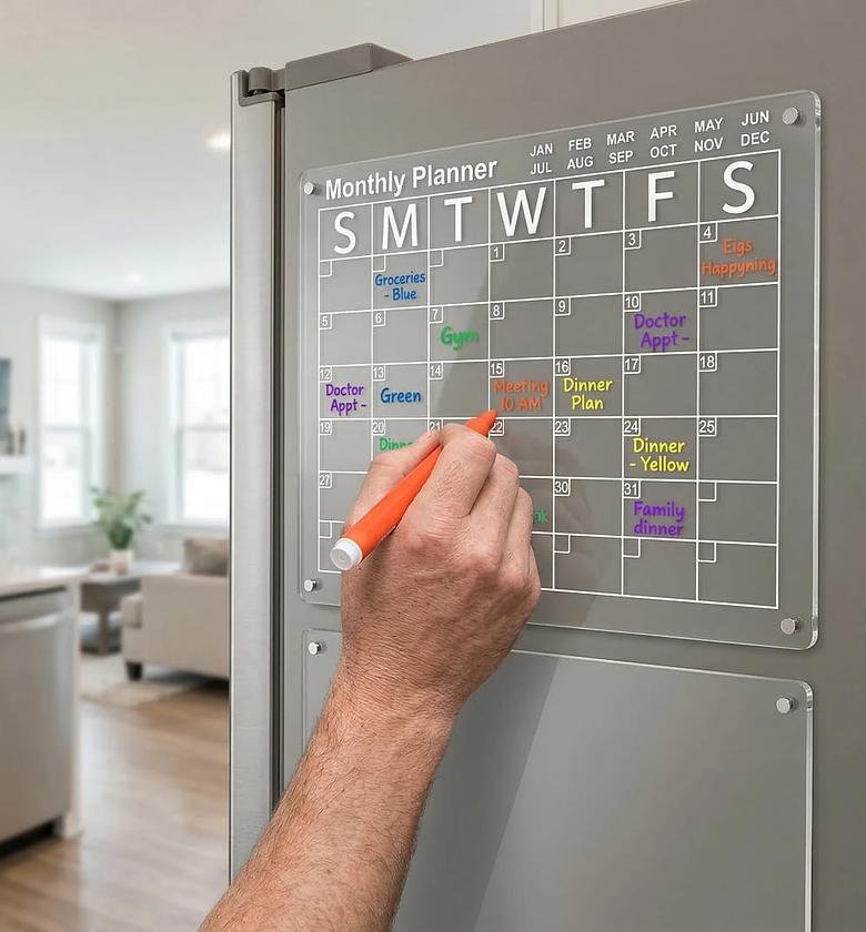 Magnetic Fridge Weekly Meal Planner image