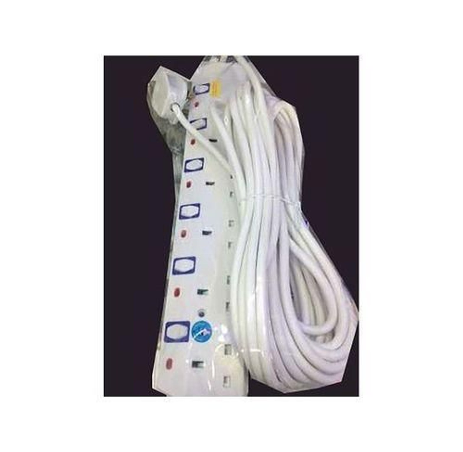 Jsb 6-Way Socket Power Extension With 10m Cable Long image