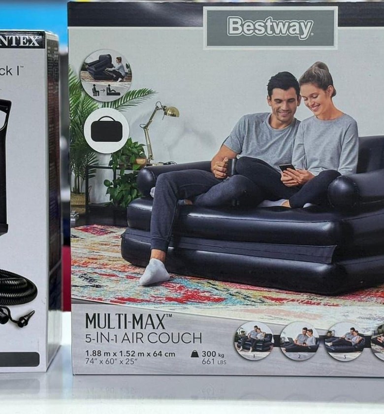 5in1 Inflatable Multifunction sofa-bed with manual pump image