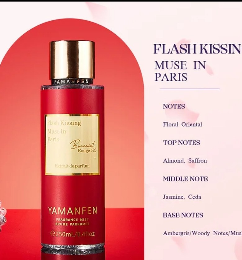 Flash Kissing Muse in Paris Body Mist by Yamanfen  image