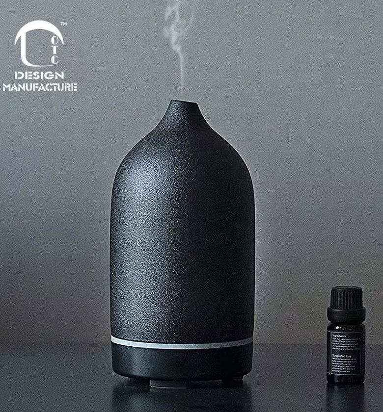 160ml Ceramic Aroma Diffuser – Aromatherapy Home Air Humidifier with Power Cable image