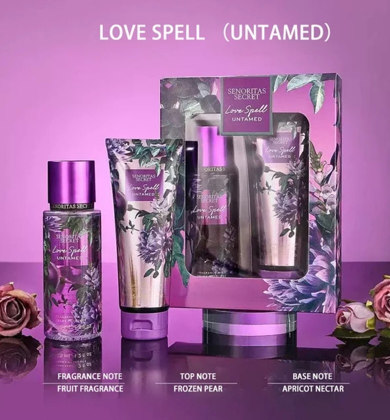 Senoritas Secret Love Spell Untamed Body Mist and Perfume Lotion Gift Set with 125ml Body Mist and 125ml Perfume Lotion  image
