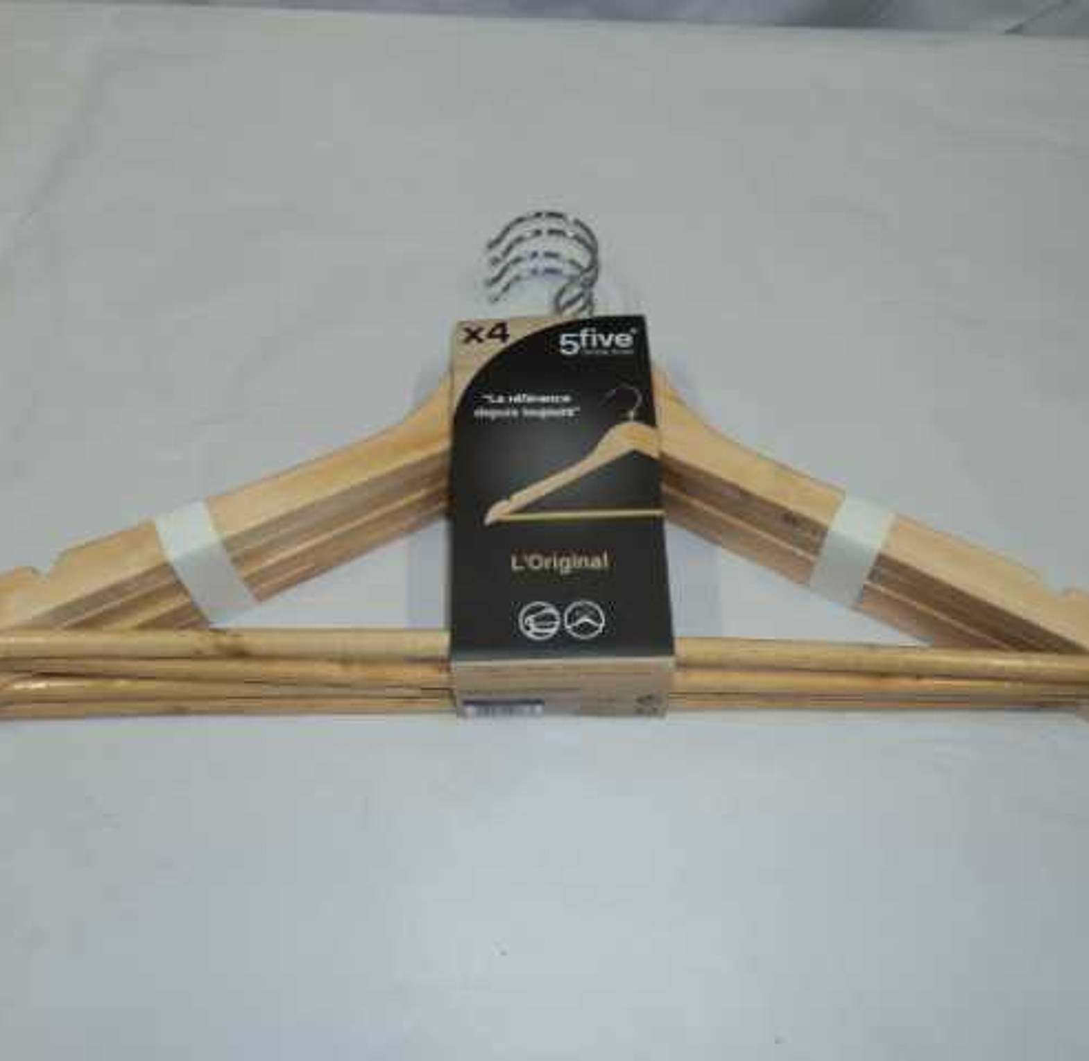 WOOD HANGER X4 #REF:15150 image