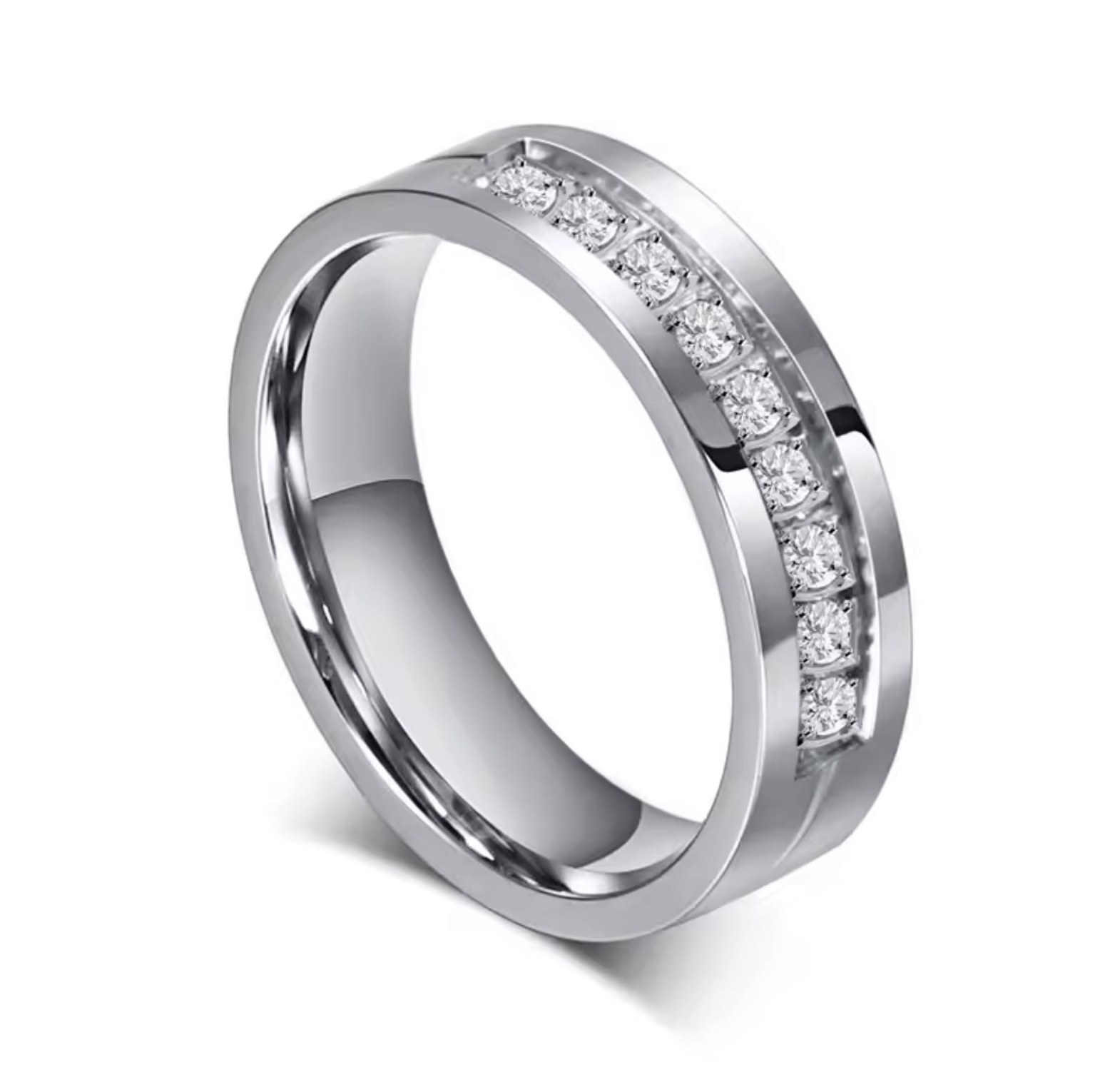 The Vows Collection Pave Band Set image