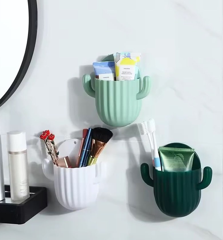 Wall Self-Adhesive Toothbrush Holder image