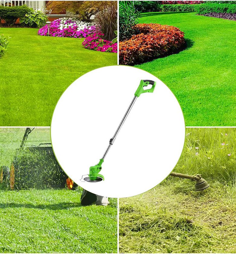 Cordless Electric Lawn Mower / Trimmer image