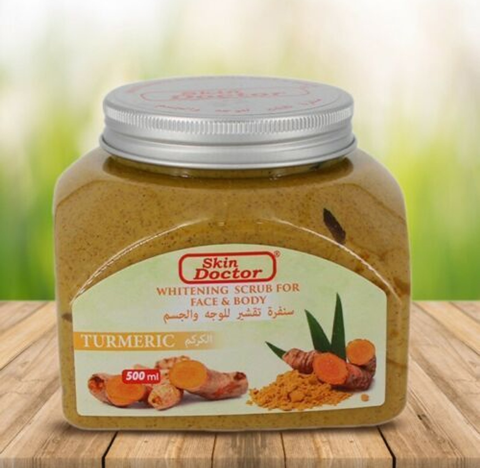 Skin Doctor Whitening Scrub for Face & Body – Turmeric image