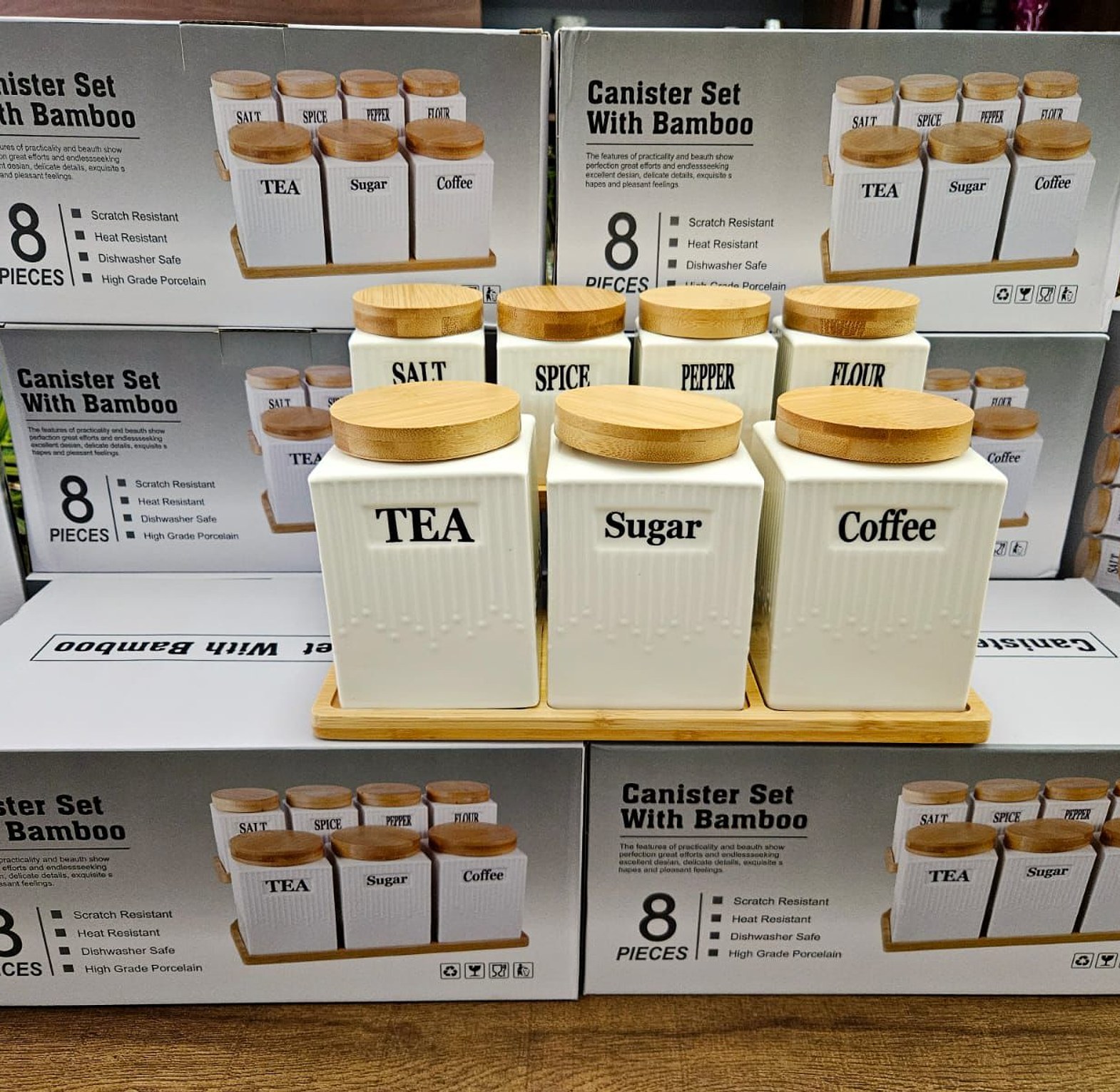 Heavy quality 8pcs  Cannister Set  image
