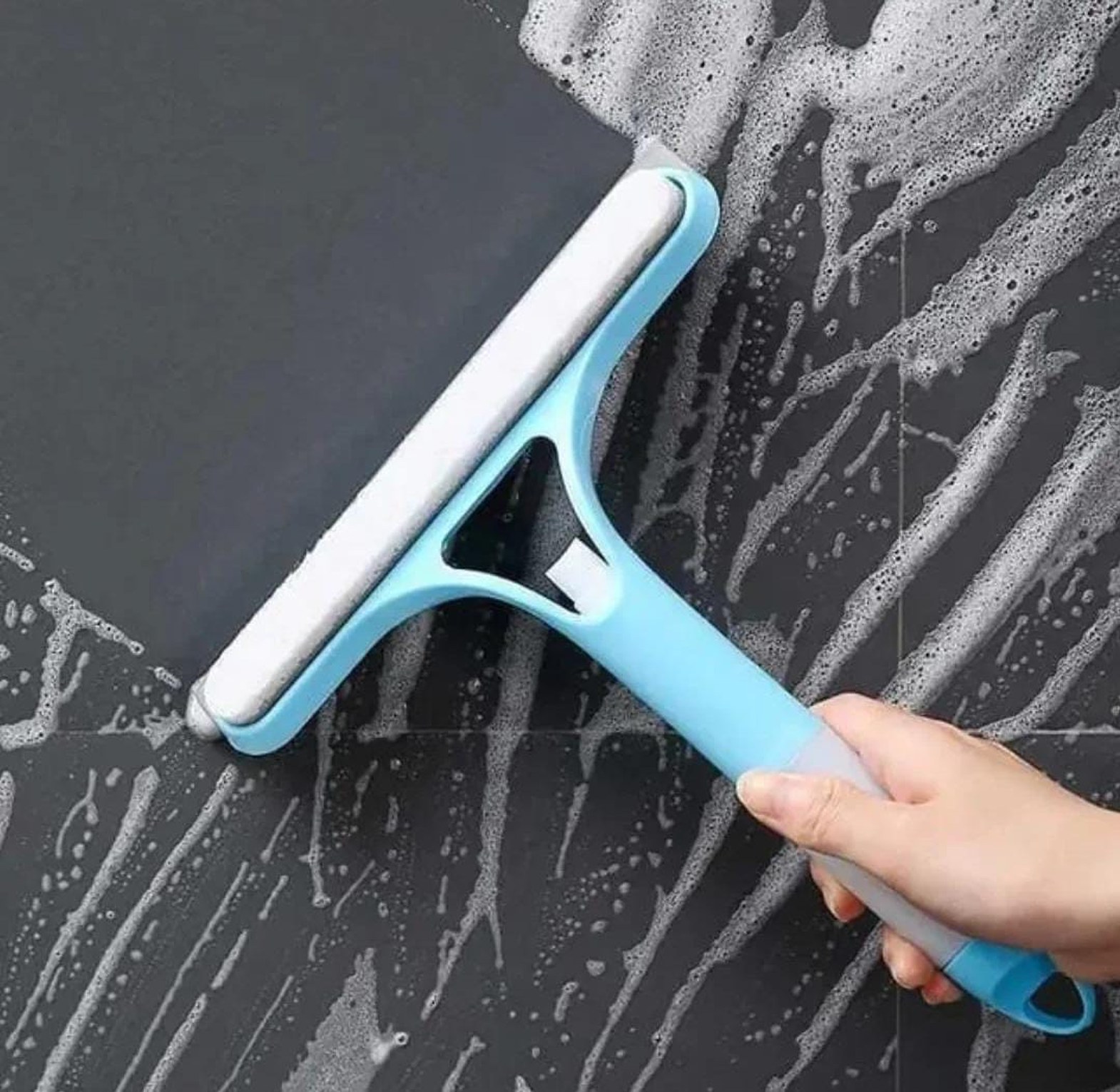 3-in-1 Car Spray Glass Double Sided Wiper/squeegee image