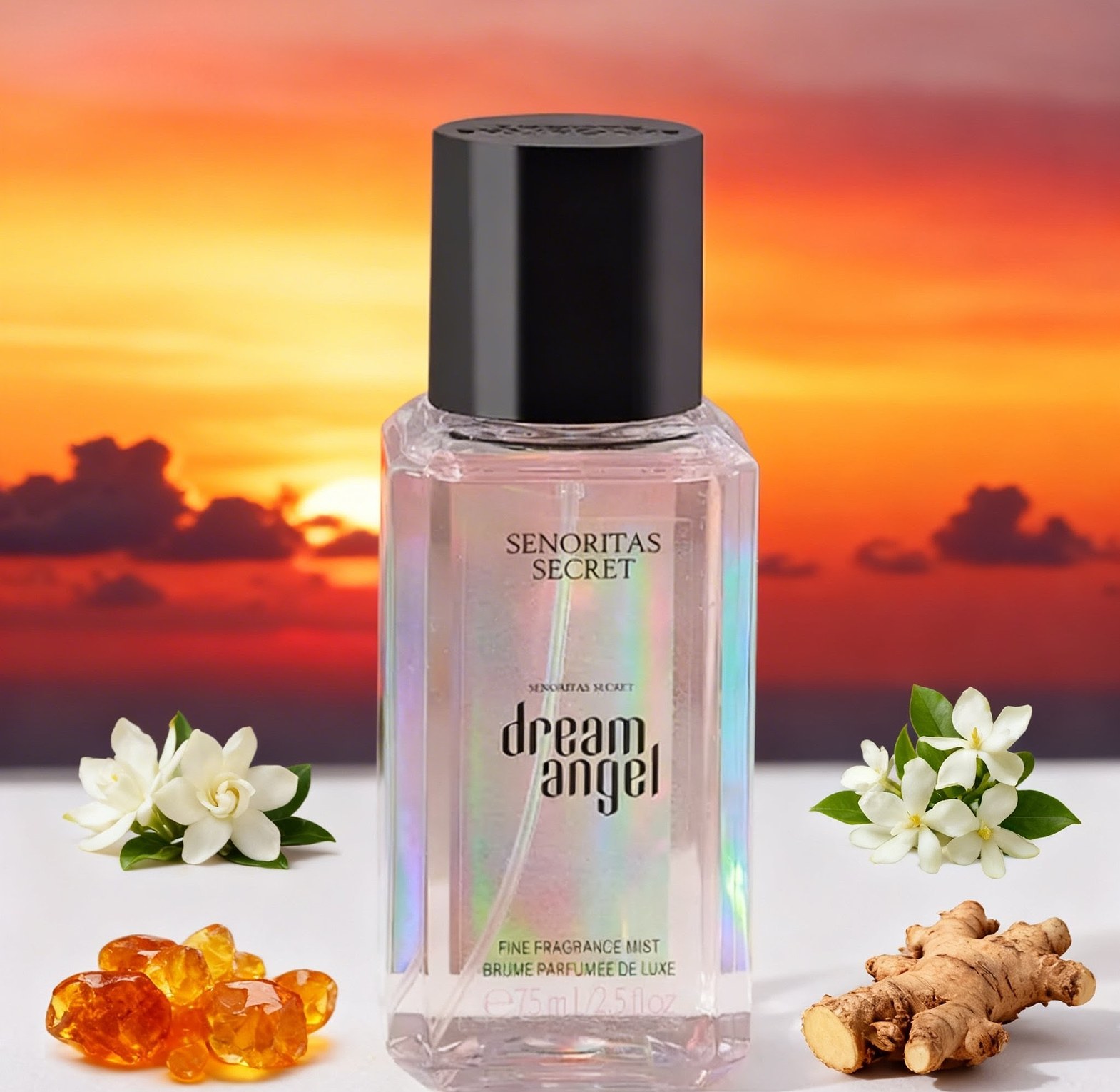 Senoritas Secret Dream Angel Perfume Gift Set 100ml Fragrance Lotion, 75ml Perfume  image