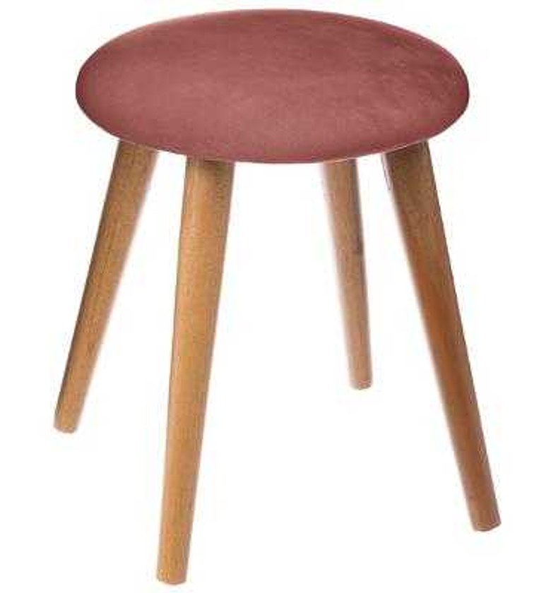 VELVET STOOL TESS BLUSH # image