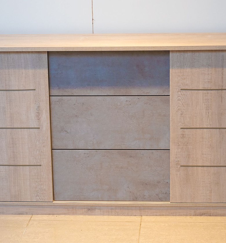 BUFFET ENFILADE 2 DOORS 3 DRAWERS image