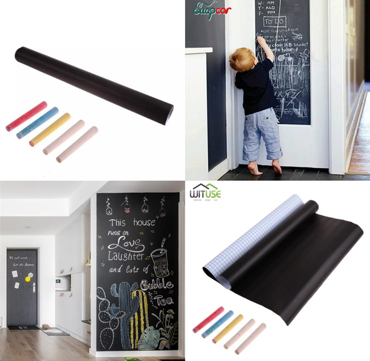 Self_adhesive blackboard stickers image