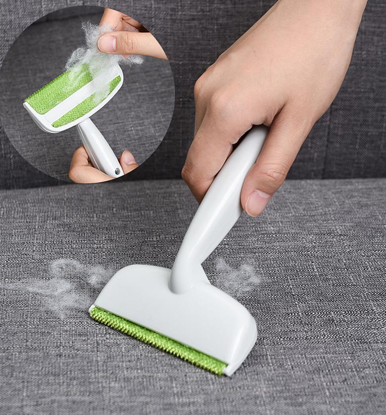 Multi-Function Portable Lint & Pet Hair Remover Brush | Manual Fabric & Sweater Dust Cleaner image