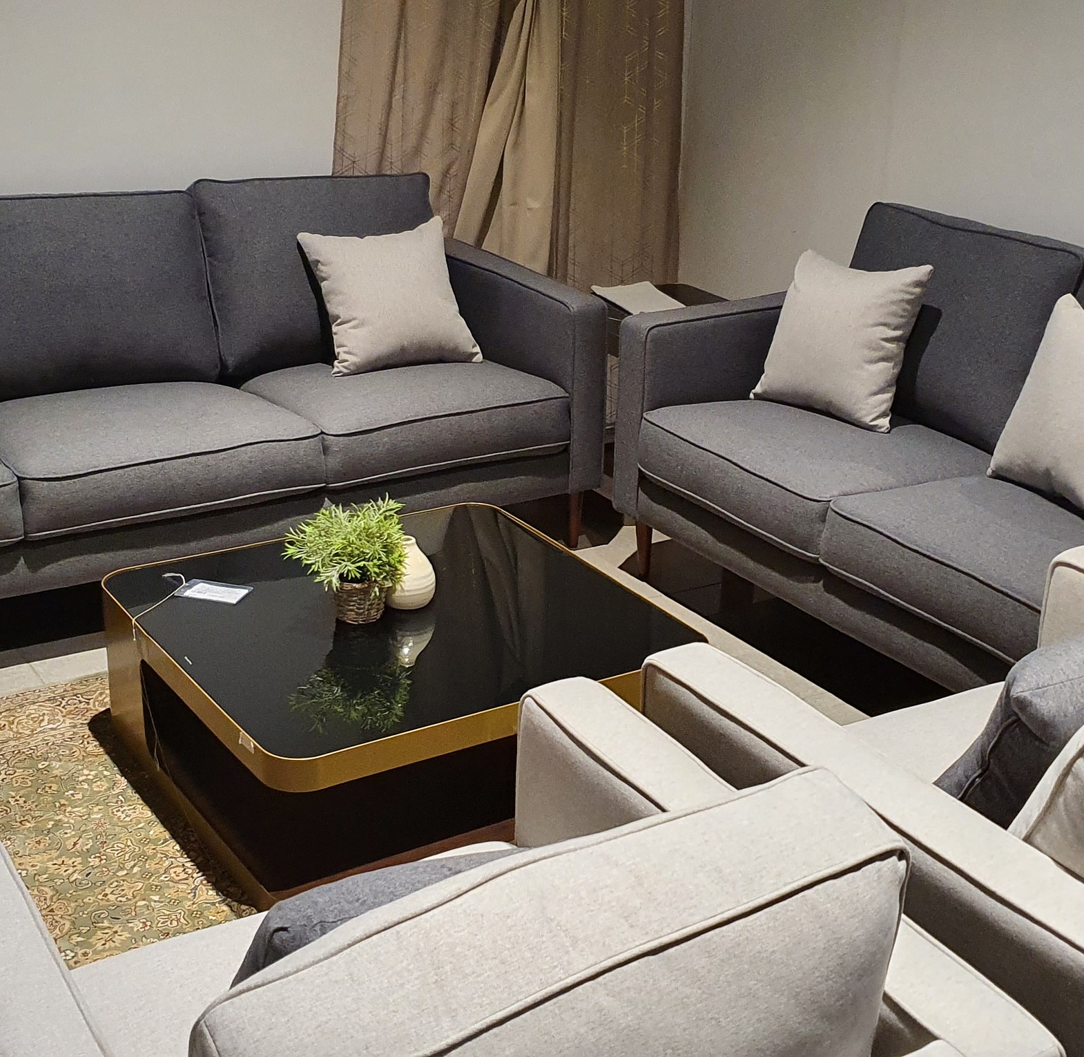 SOFA SET 3+2+1+1 W 6 PILL image