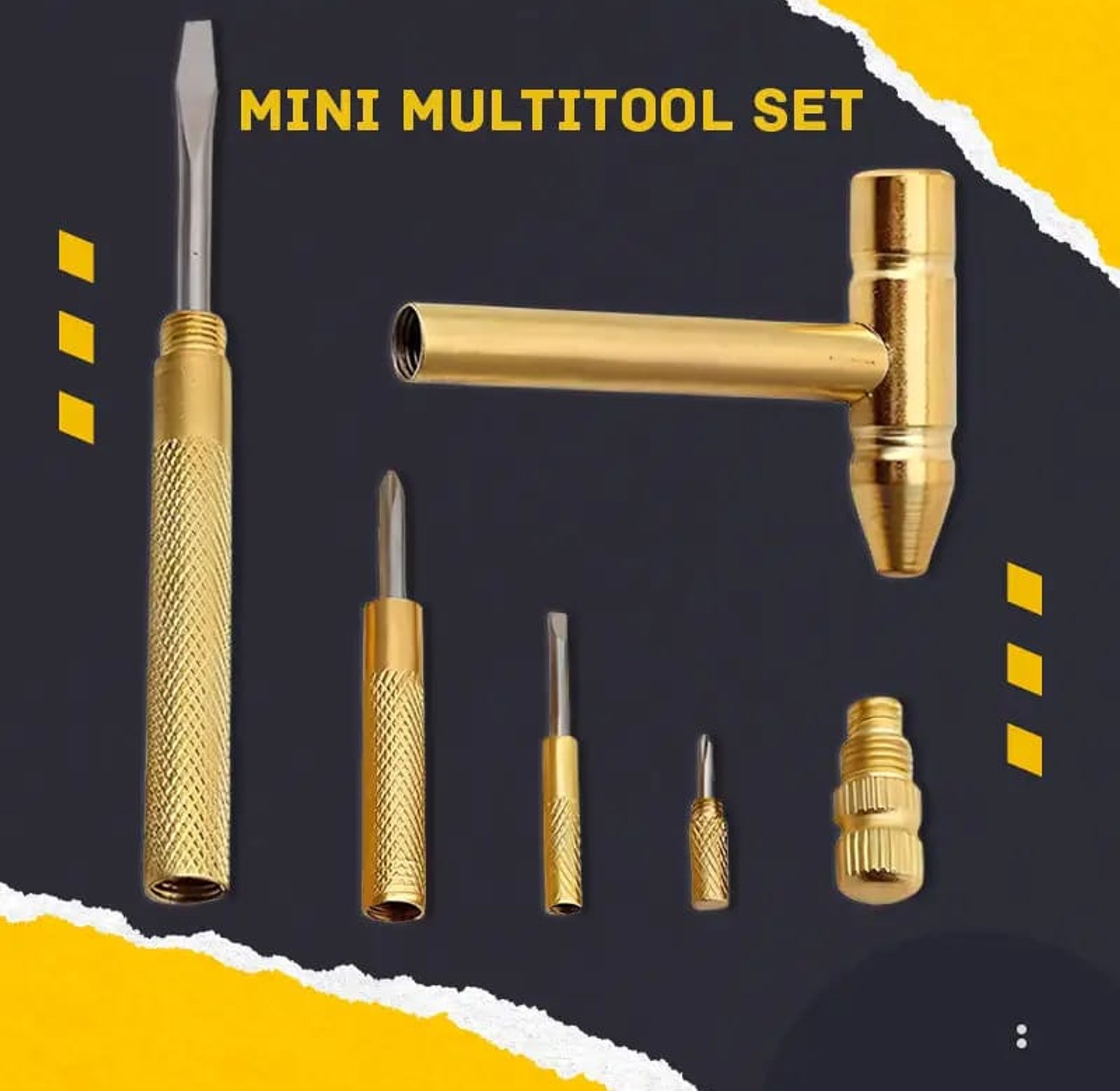 5 in 1 Multifunction Mini Hammer and Screwdriver Hand Tools Set  image