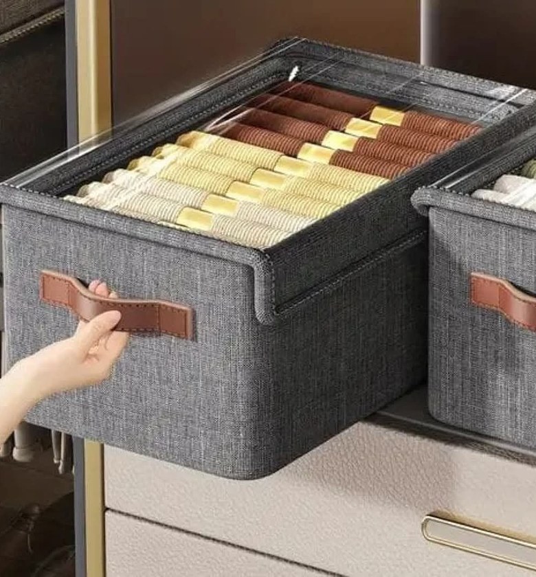 Clothes Storage Box Organizer image