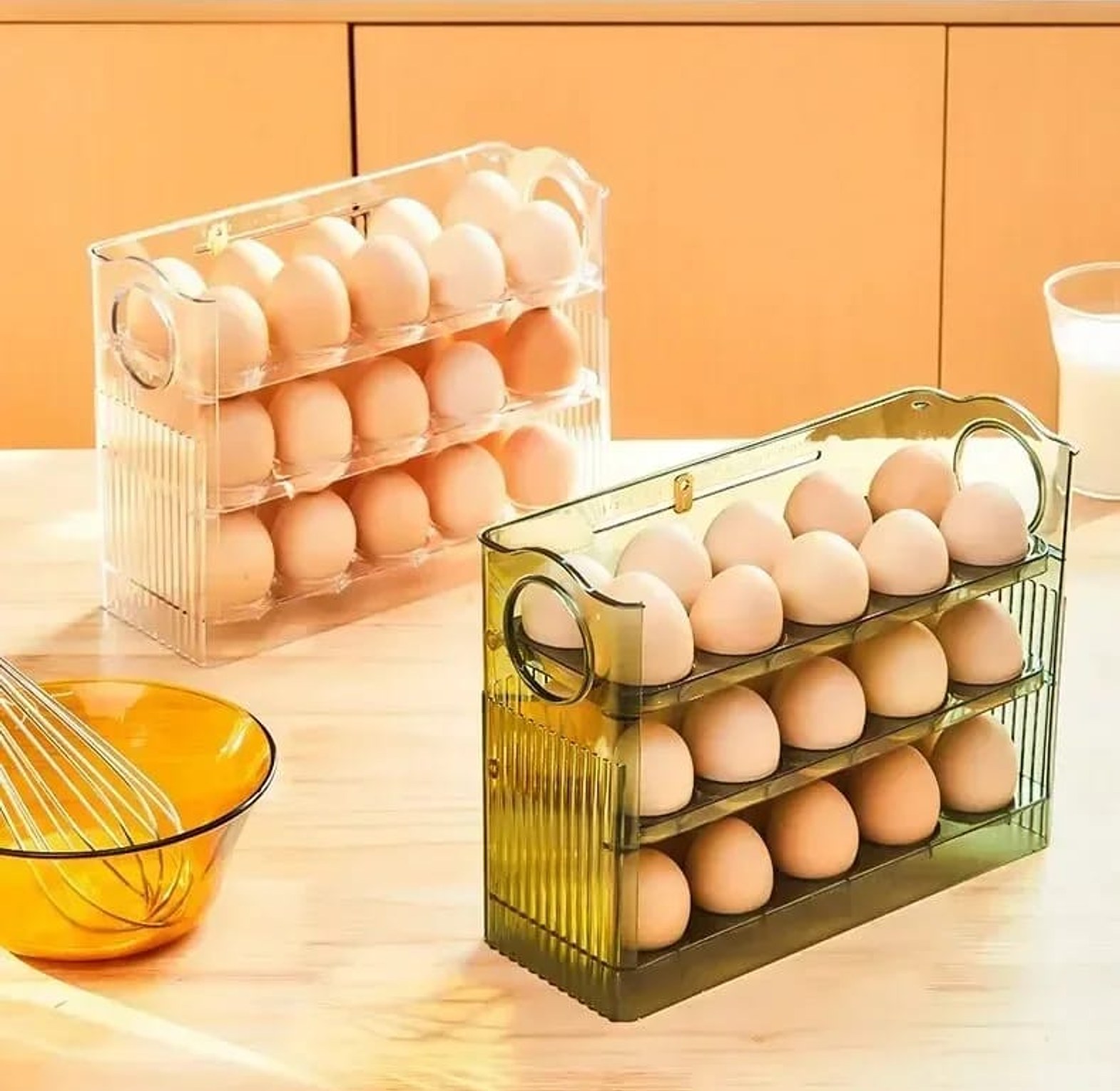 30-Grid Transparent Egg Storage image