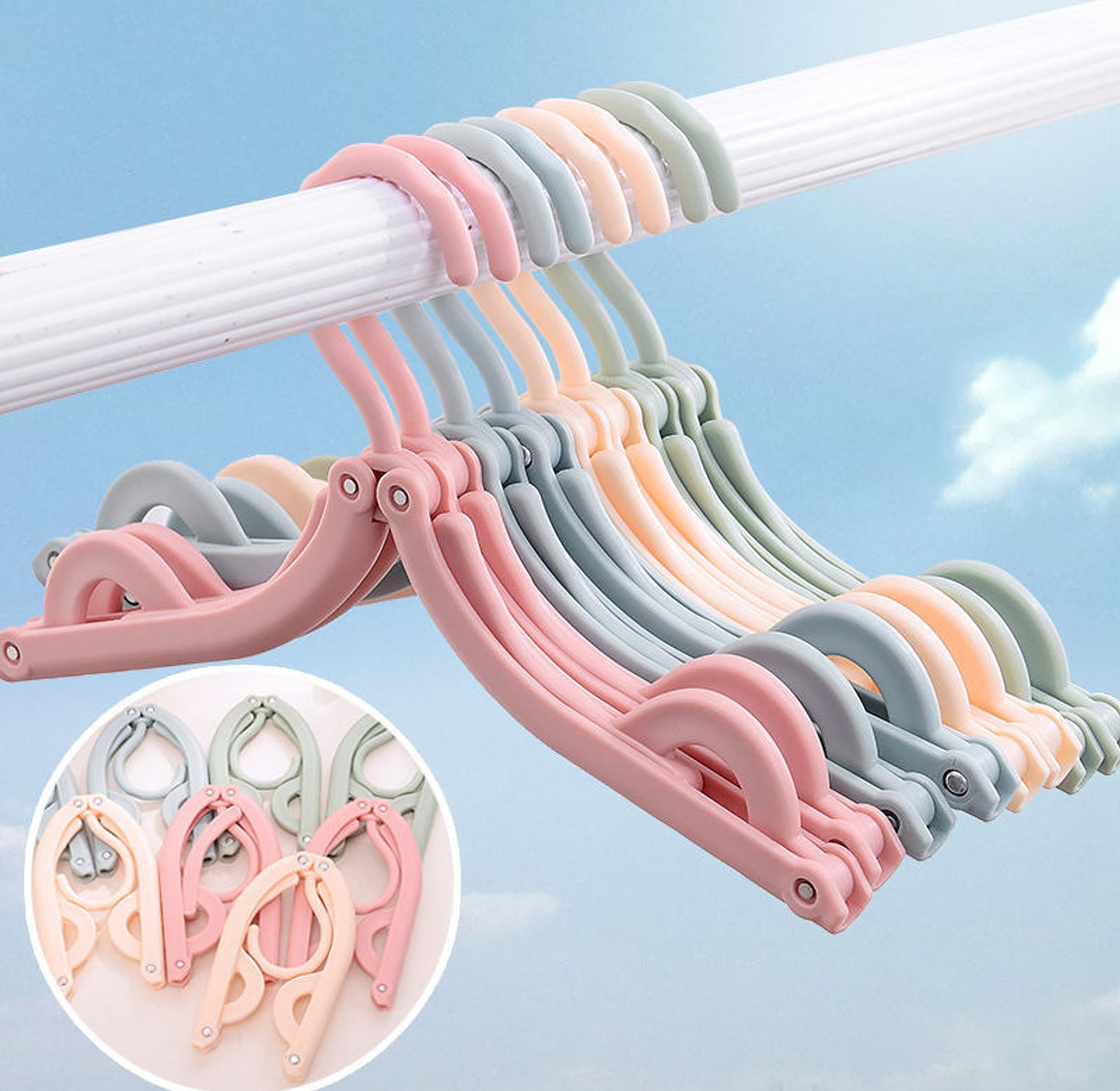Bra Hanger, Clothes Hanger, Retractable Hanger, Holder image