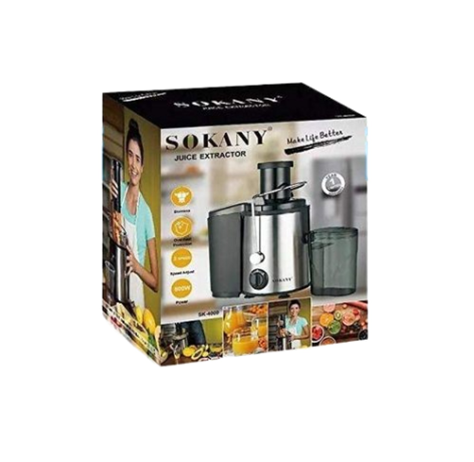 JUICER. Sokany 800w Fruit And Vegetable Juice Extractor /Electric Juicer image