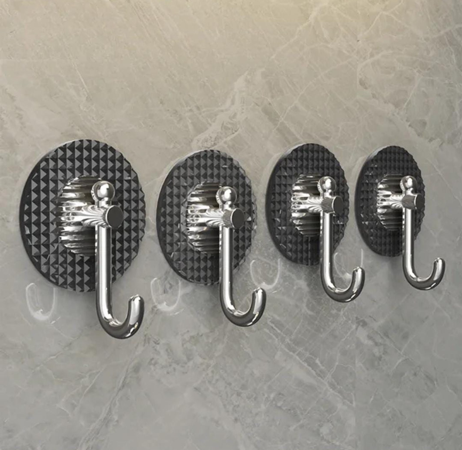 2pcs No Drilling Light luxury Wall Hook image