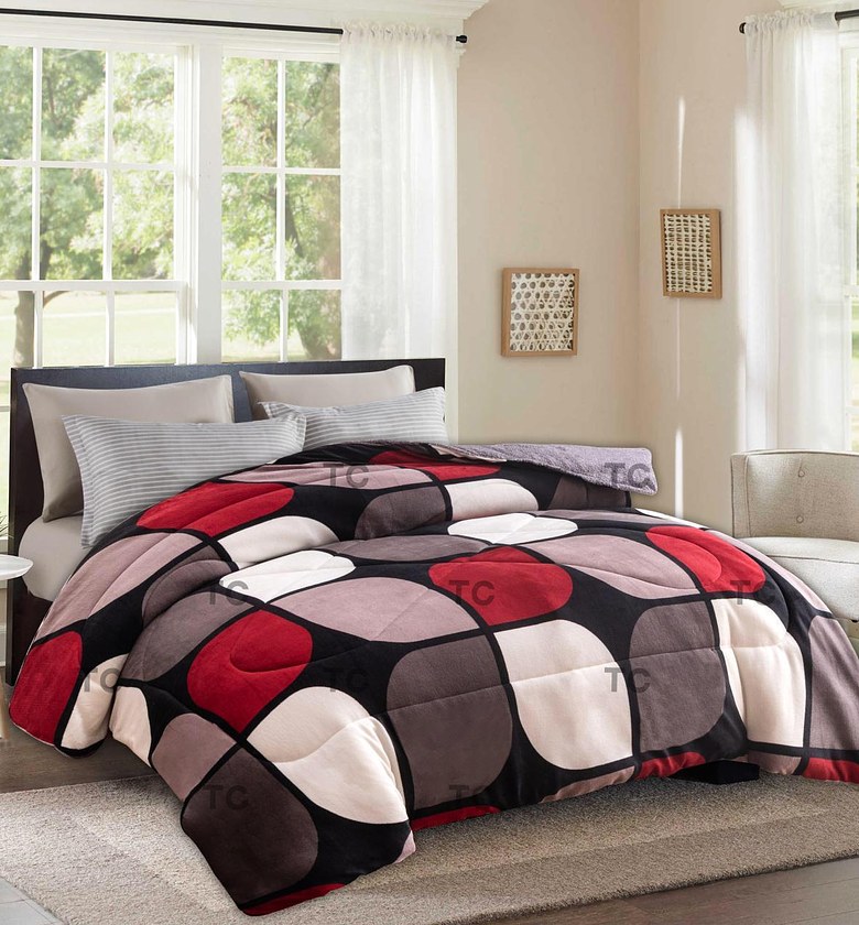 Duvet. 1Pc High Quality Cosy Woolen Velvet Duvet Blanket image