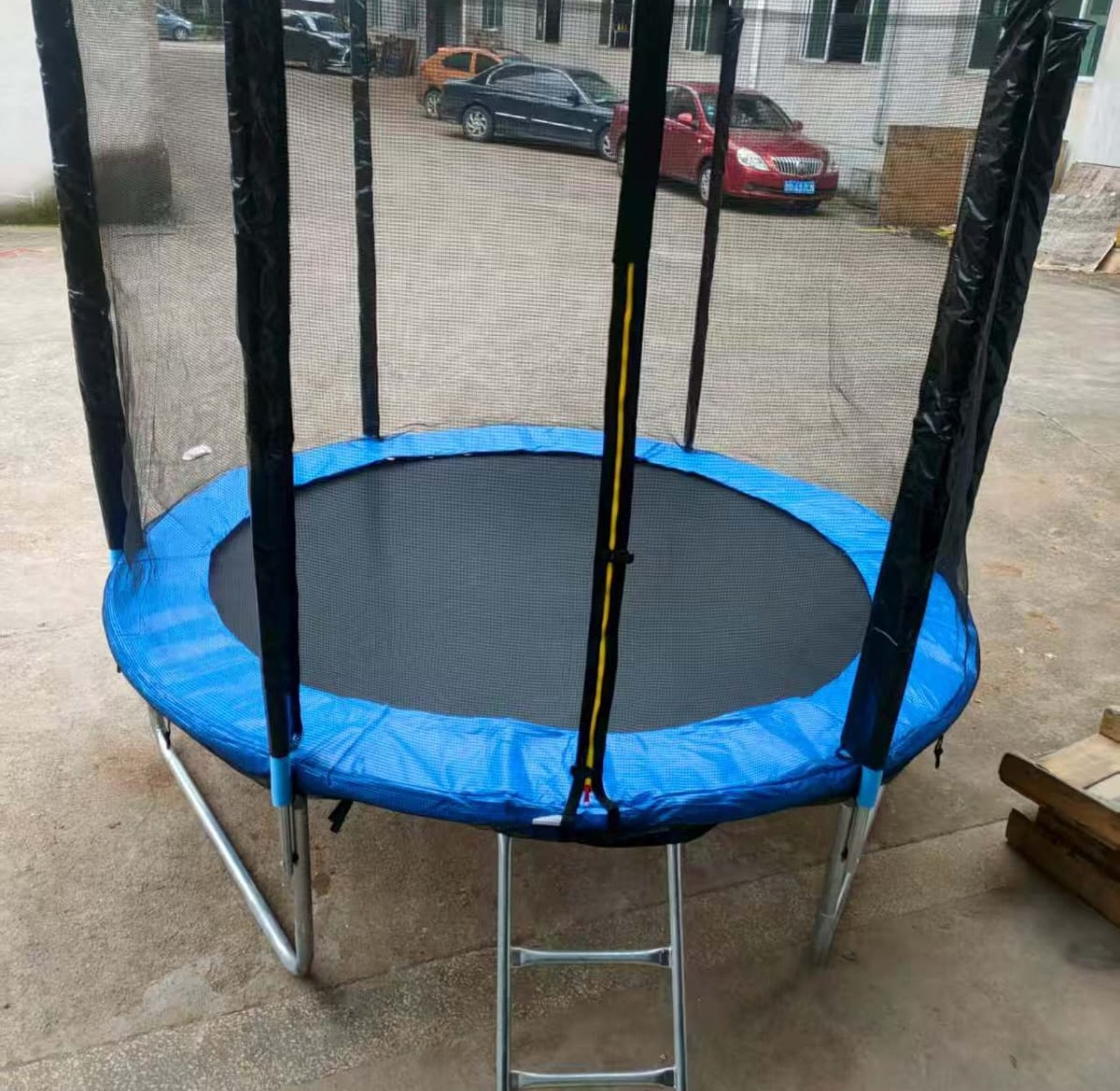 6ft Trampoline. Designed for children, typically between 2yrs To 15yrs   for both indoor and outdoor use Very Strong image