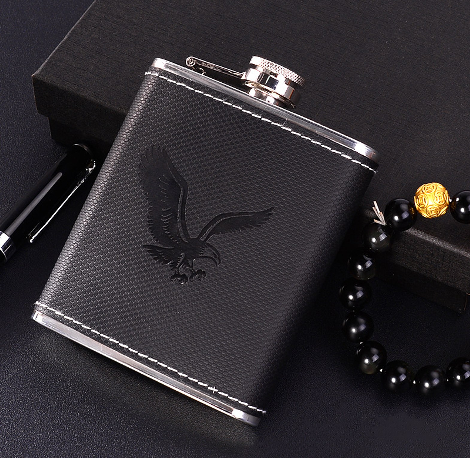 Hip Whisky Flask, Liquor Bottle image
