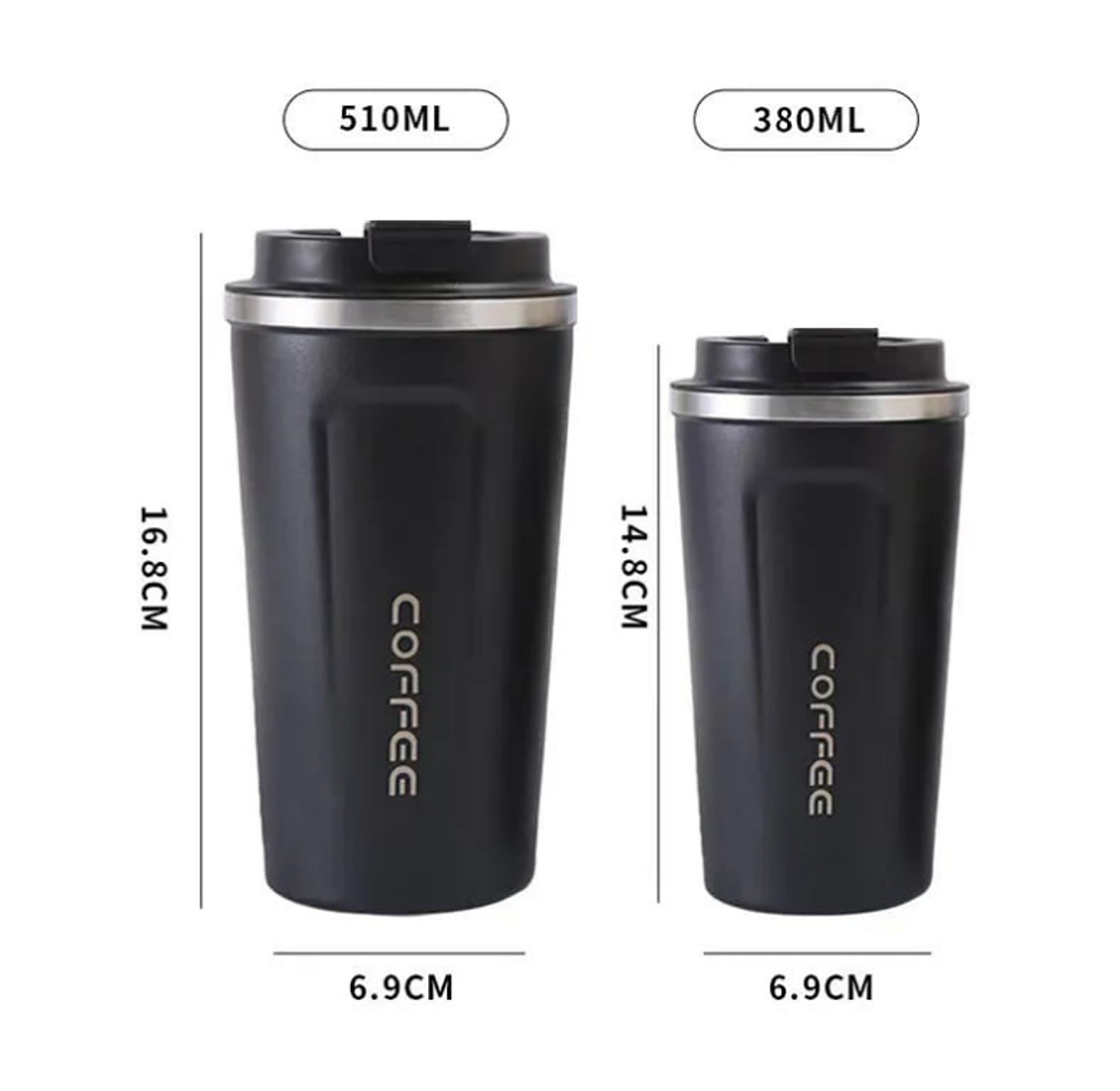 Premium 510ml Six-Layer Insulated Coffee Thermocup image