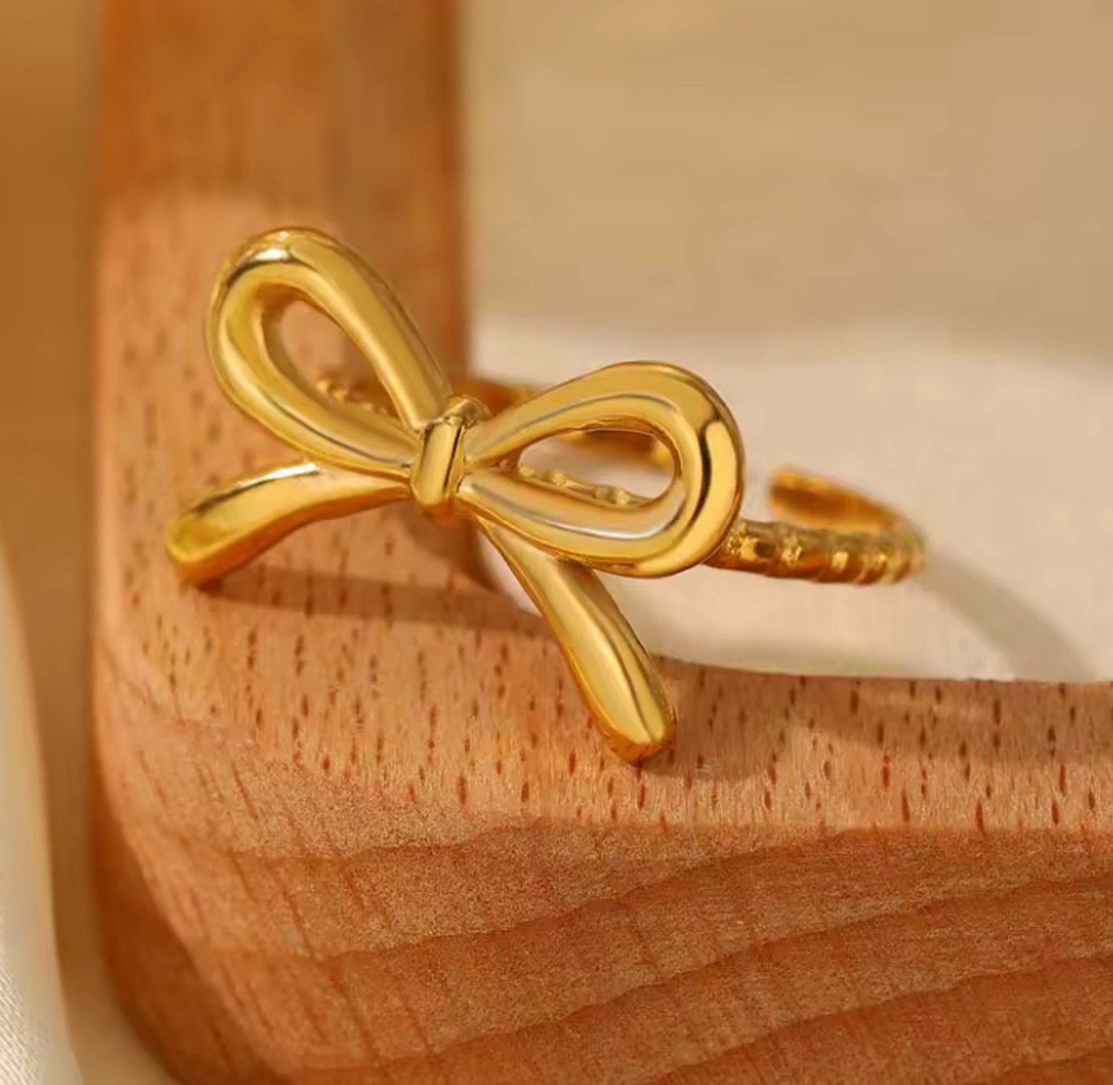 Elegant bow rings for women  image
