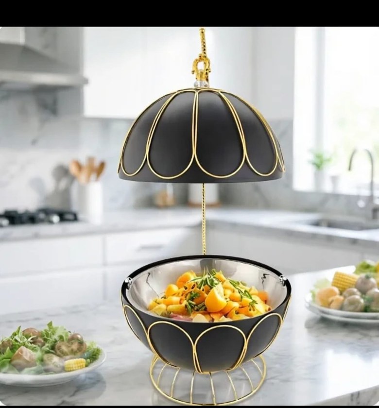 8L Egg-Shaped Hanging Chafing Dish image