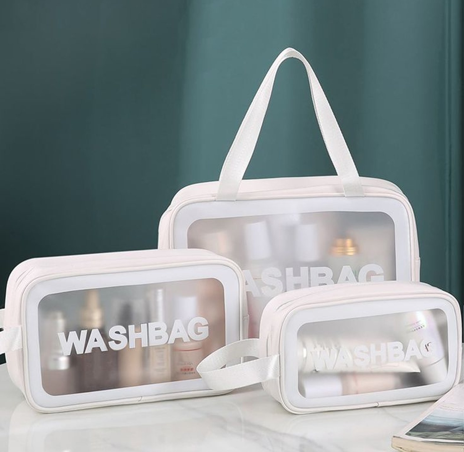 Cosmetics/toiletries washbags image