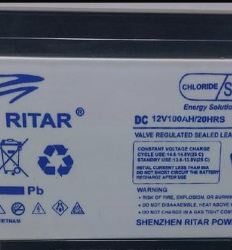 Battery solar Ritar 100ah image