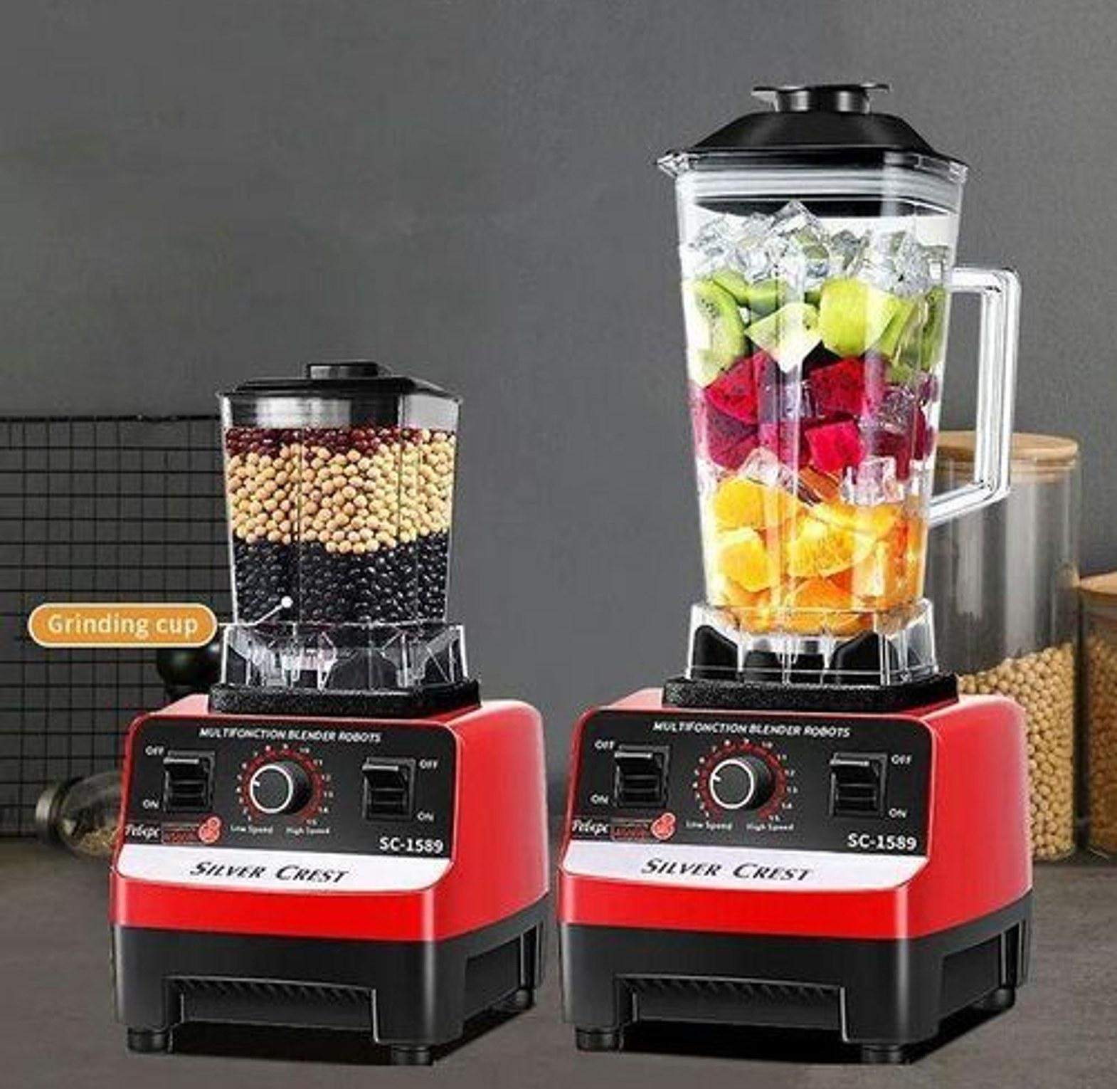 Blender. Silver Crest 2 in 1 Heavy Duty Commercial Blender image