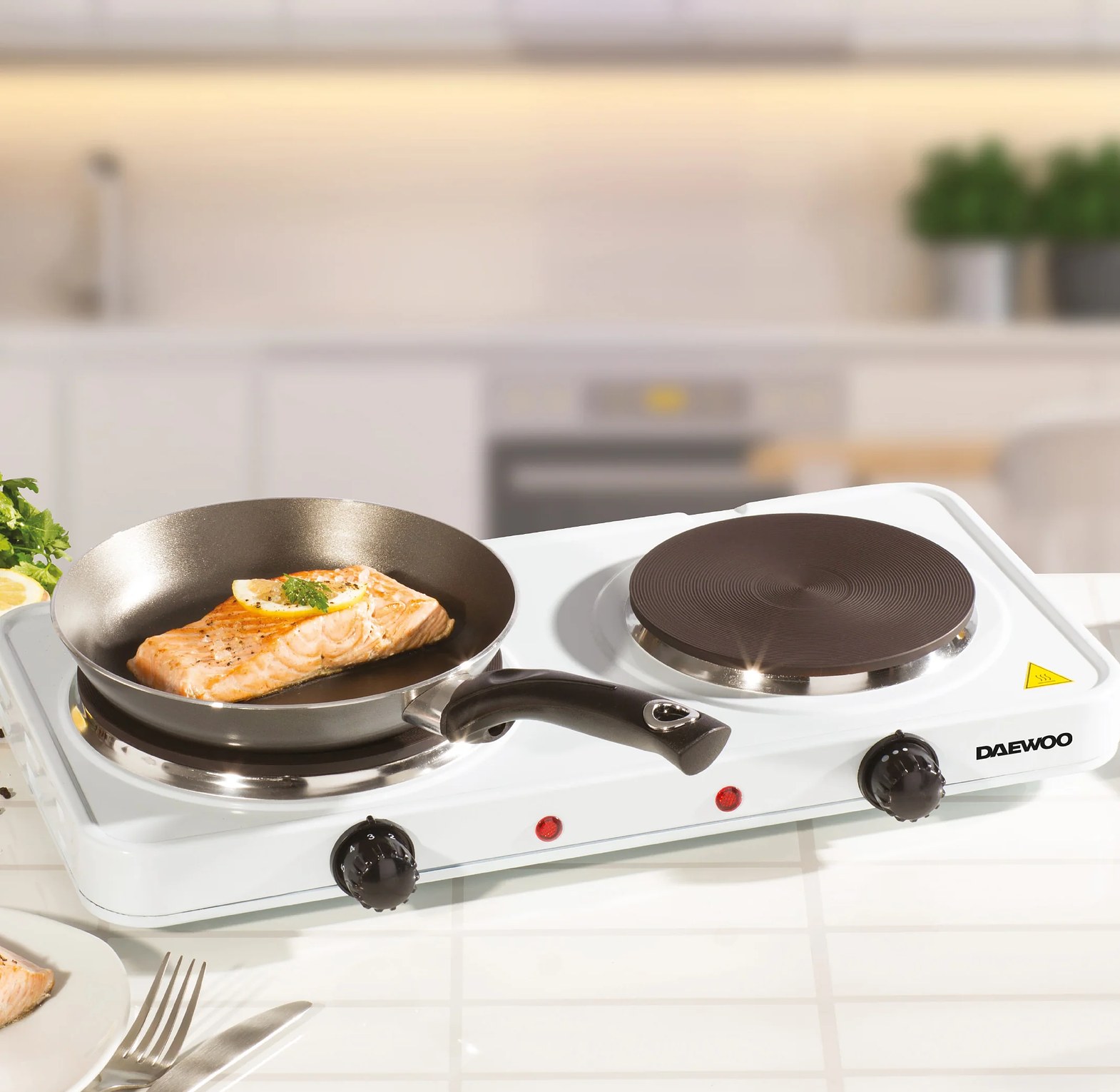 Hotplate double image