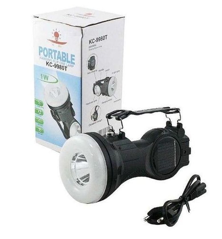 KC-9980 Portable Hanging Flip LED Solar Torch image