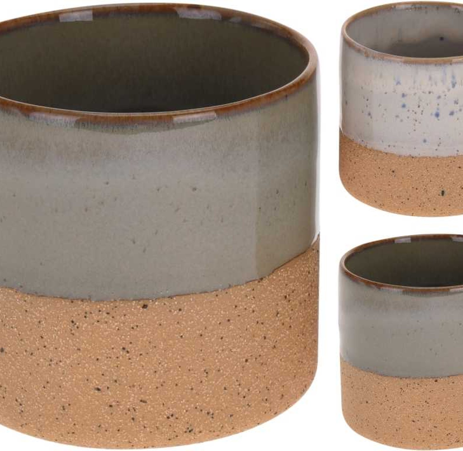 FLOWER POT CERAMIC 2ASS C image