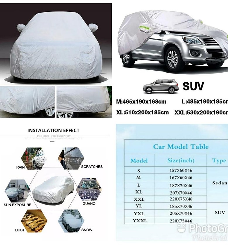 Universal Grey Car Cover image