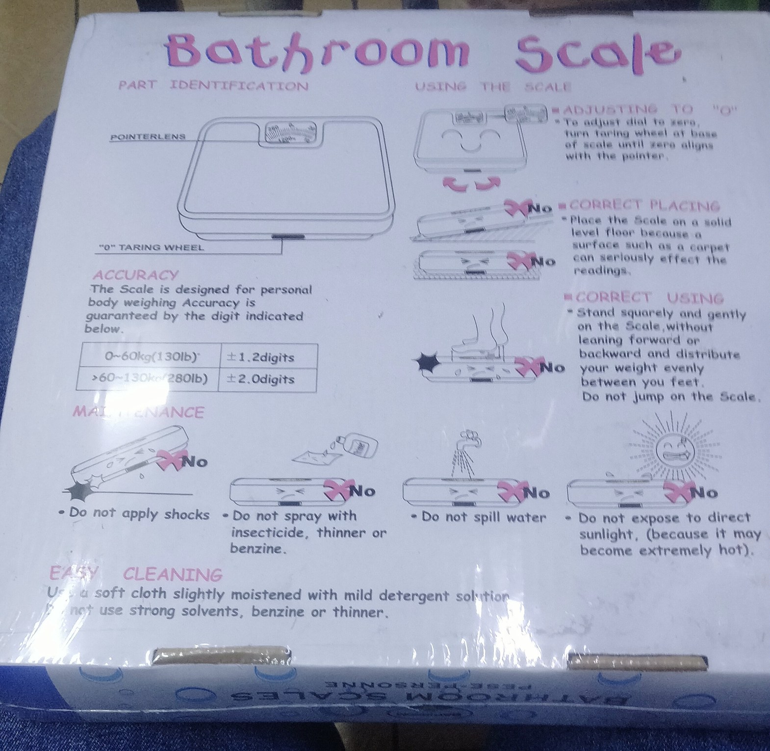 Analogue Bathroom scale  image