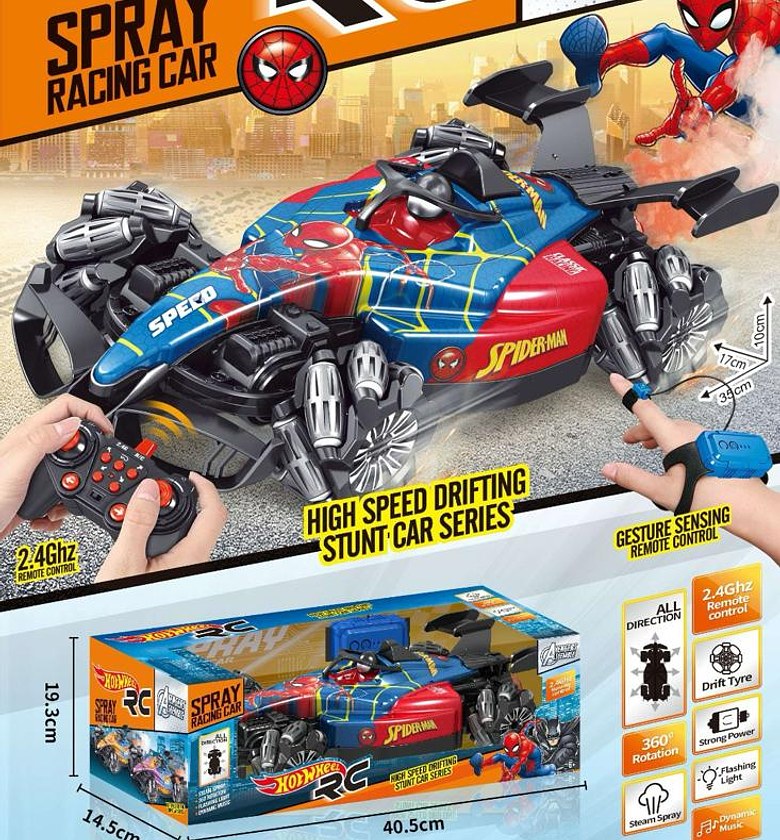  F1 Spider-Man rechargeable Remote-Control drift Car image