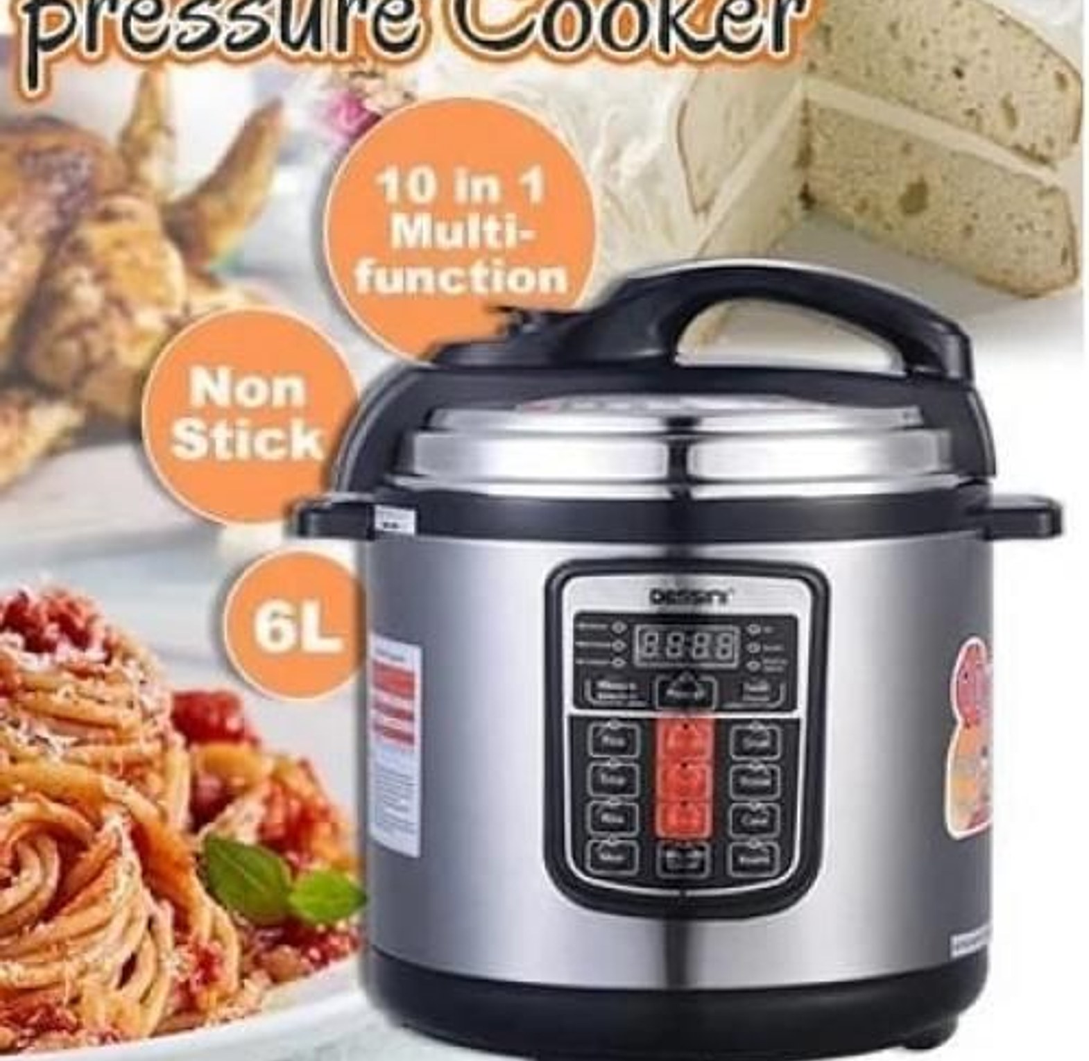 Pressure Cooker.  Bosch 6 Litres Multifunctional Electric Pressure Cooker image