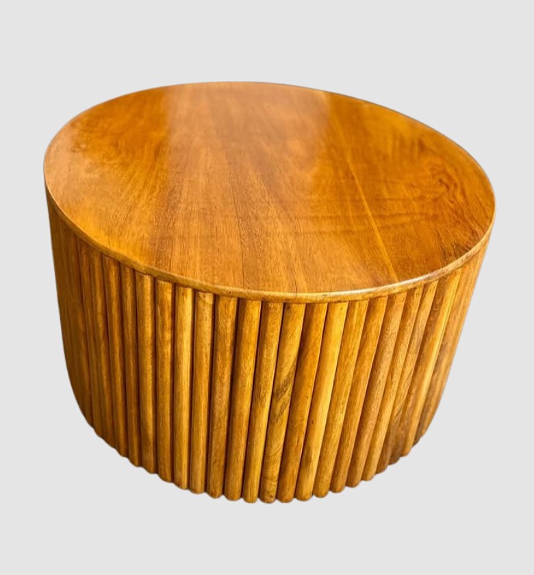 Fluted Round Coffee Table image