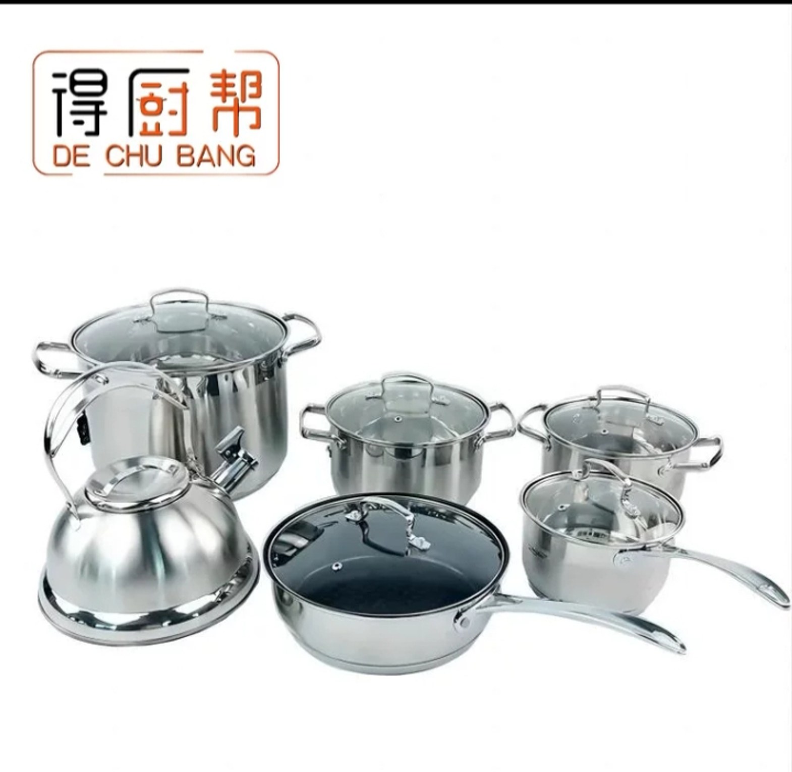 12pc Stainless Cookware image