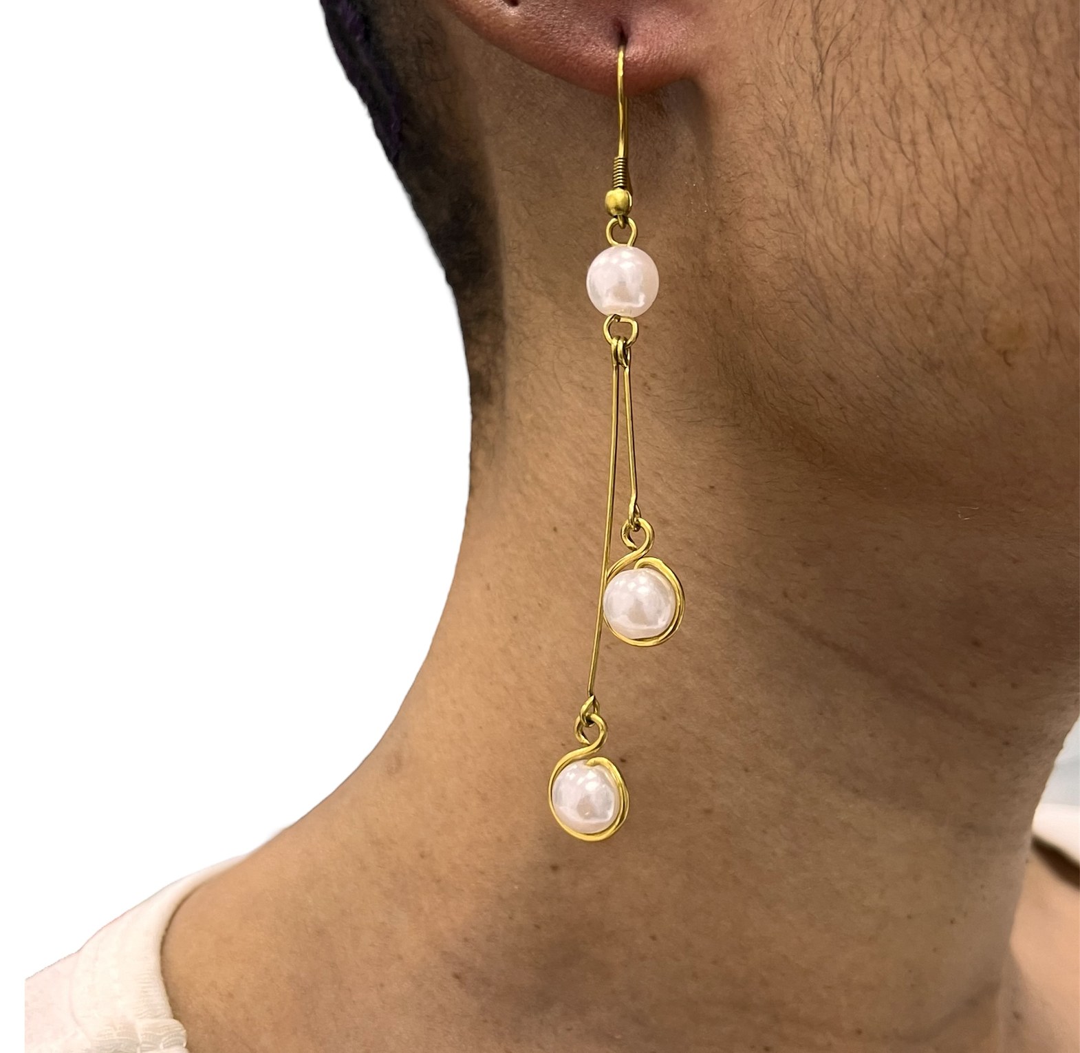 Binta Brass Earrings  image