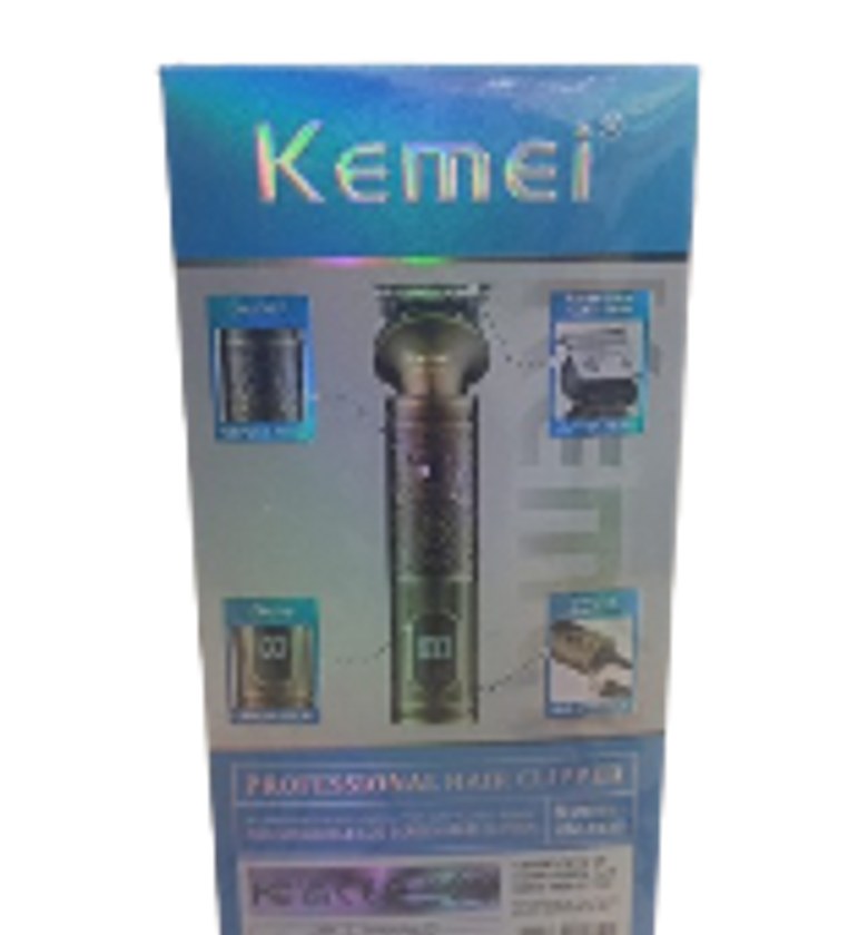 Kemei KM-1636 Professional Rechargeable LCD Screen Hair Clipper.  image