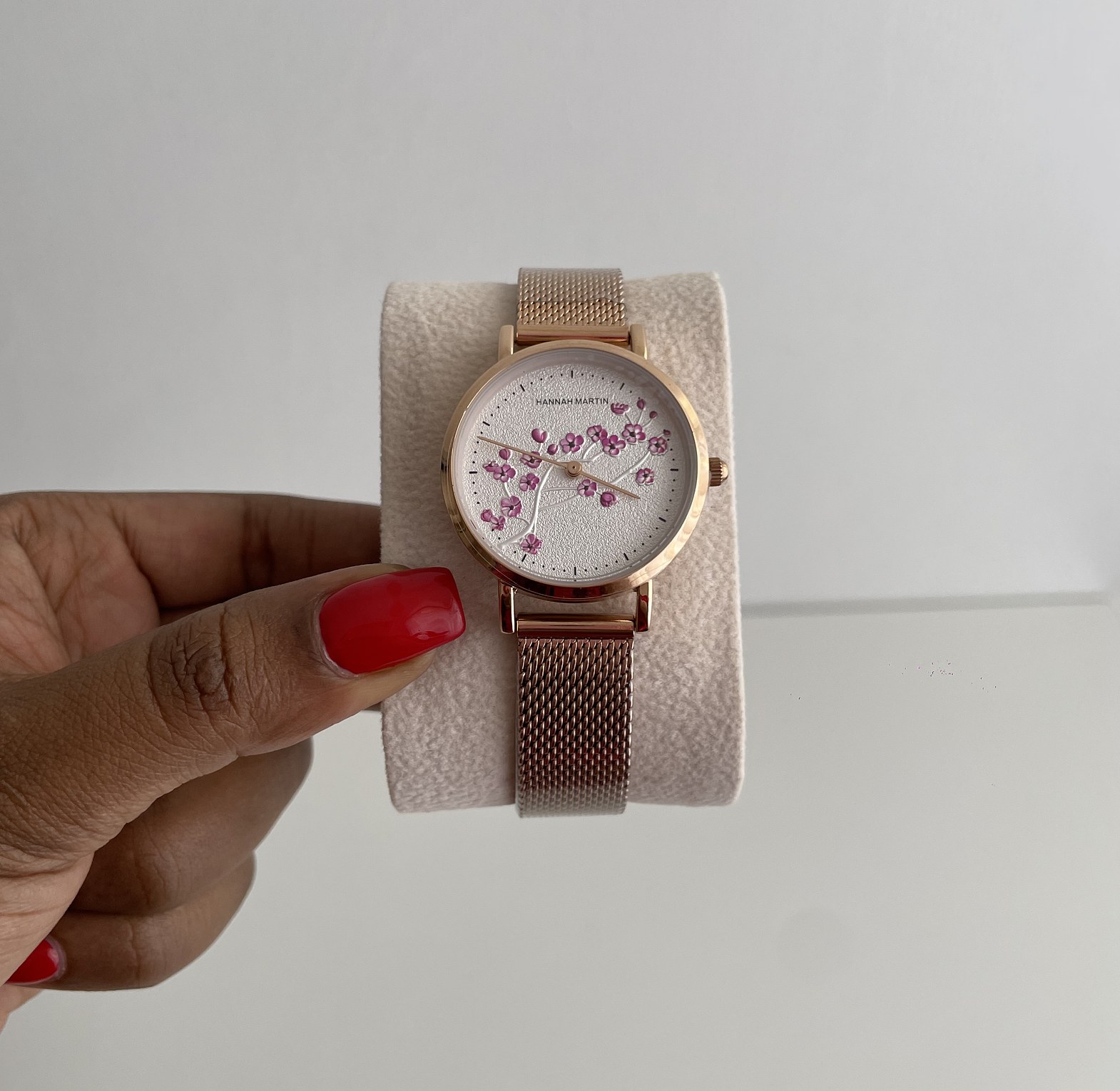 Hannah Martin Watch (Floral Face/Mesh Straps) image